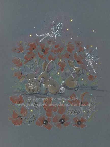 Easter Poppies by Joanna Bromley